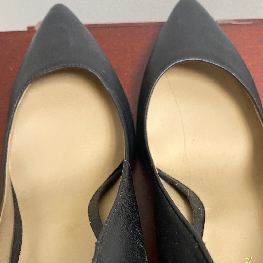 Ann Taylor Black Pointed Toe Heels - Picture 7 of 11